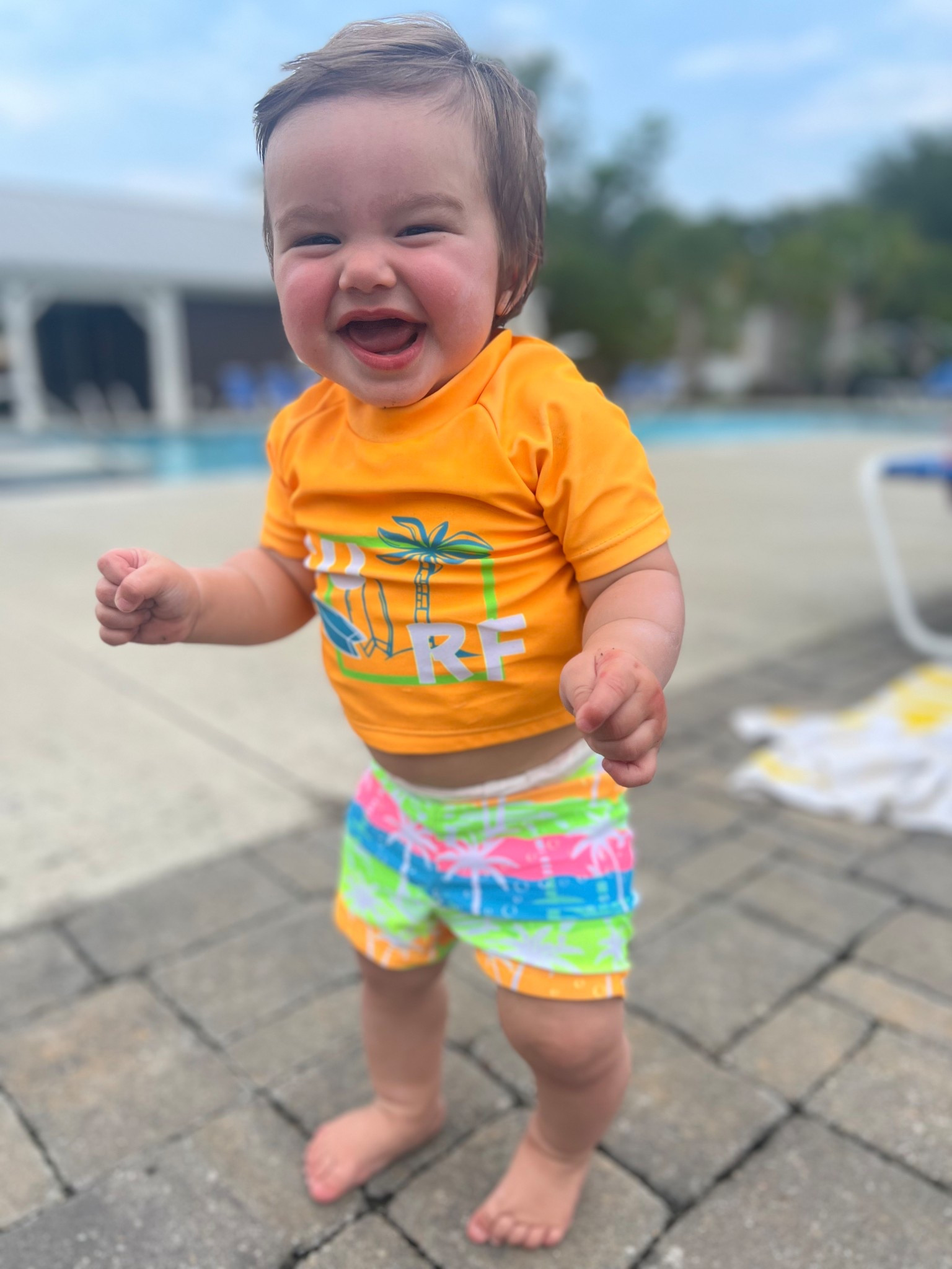 Pool baby 🩵 
Size 9-12 months 
Available in 5 colors 
*he is currently 23lbs for reference 



#LTKKids #LTKSummerEdit #LTKSwim