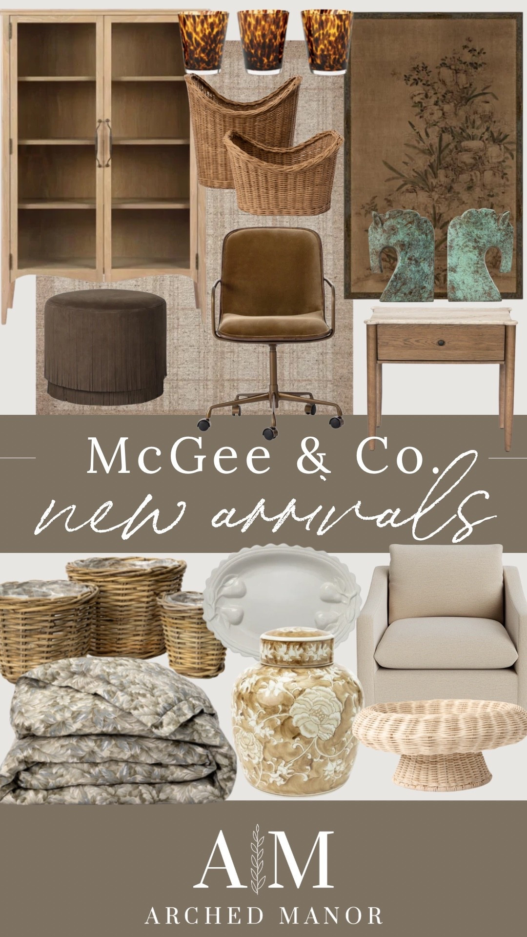 The latest at McGee & Co! I am loving all the beautiful furniture, these bookends, the fringe ottoman…it’s all so good 🤎🍂

#LTKSeasonal #LTKHome