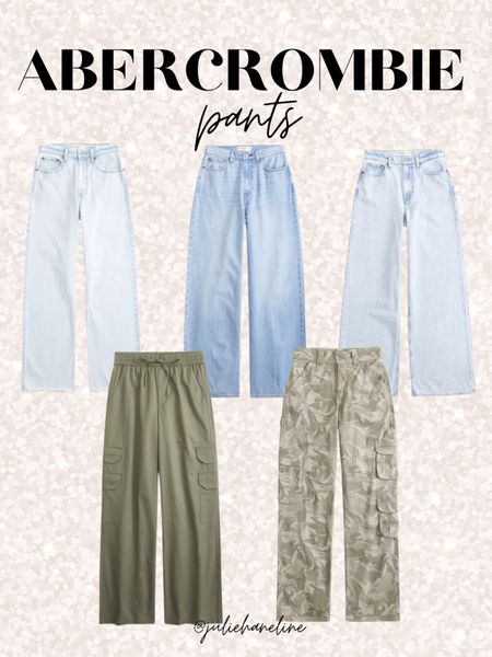 My Abercrombie pants finds! I’m super into the high rise yet baggy jean look right now. I really want to try out cargo pants as well so I picked out these! 🖤

#LTKStyleTip #LTKFestival #LTKU