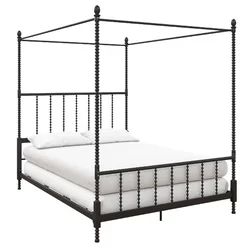 Kelly Clarkson Home Baker Metal Canopy Bed | Wayfair North America