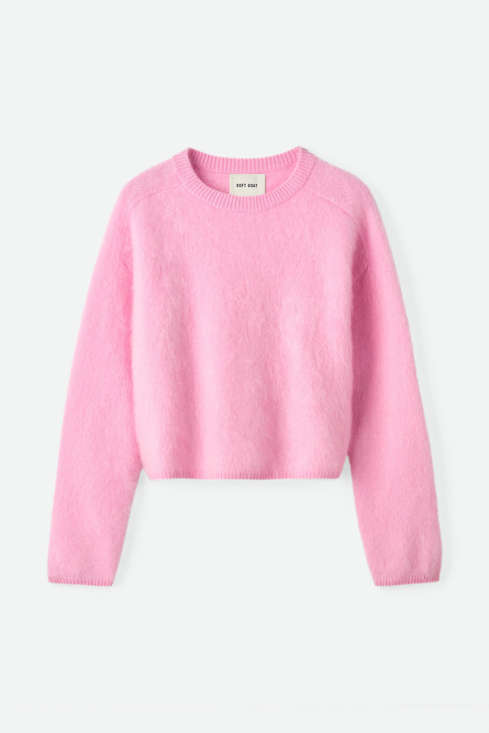 Brushed crewneck - Crewnecks - Pink | Soft Goat | Soft Goat