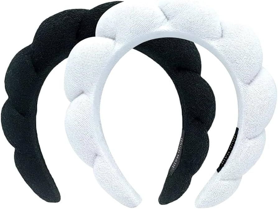 Spa Headbands for Washing Face or Facial, Makeup Headband, Skincare Headbands, Terry Cloth Headba... | Amazon (US)