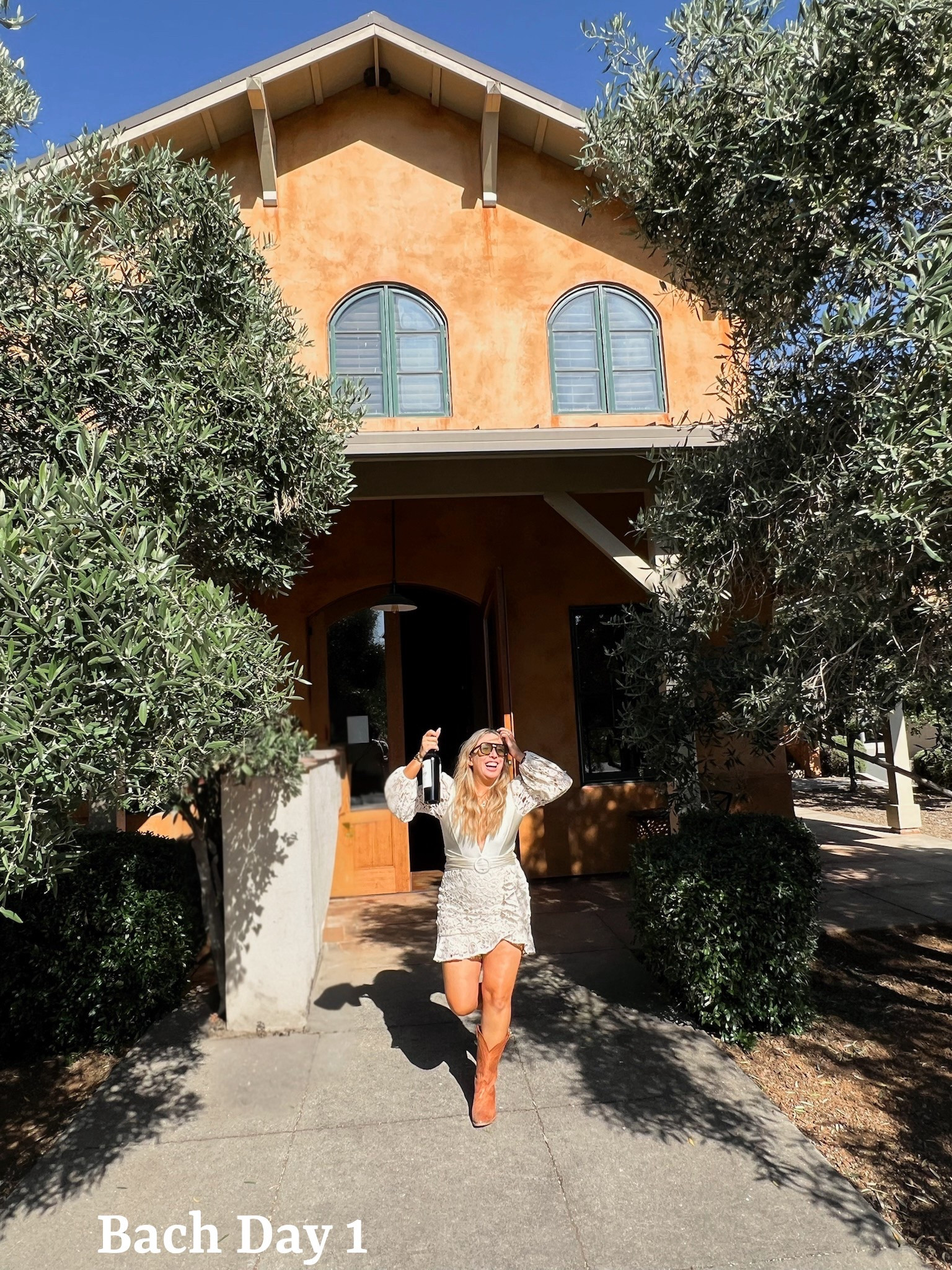 Bach Fit Day 1, Wine Tasting 🍷 Ps. This dress has built in bottoms!

#LTKSeasonal #LTKMidsize #LTKWedding