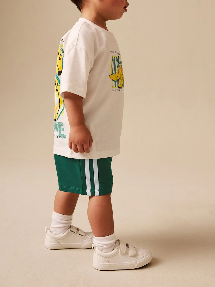 Green Side Stripe Jersey Shorts (3mths-7yrs) | Next US