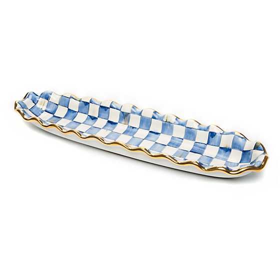 Royal Check Ceramic Hors d'Oeuvre Tray | MacKenzie-Childs