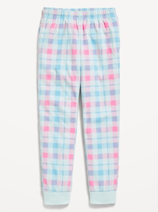 Microfleece Plaid Pajama Jogger Pants for Girls | Old Navy (US)