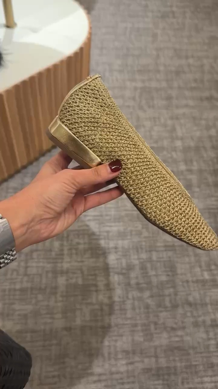 A metallic flat is always a classic, like jewelry for your feet. The gold finish adds the perfect touch of shine, while the mesh detail gives this pair a modern feel. I love a shoe that can elevate a simple outfit while still being comfortable enough for everyday wear.

gold metallic flats, mesh flats, statement flats, fall shoes, classic footwear, elegant accessories, everyday shoes, women over 50 style, elevated basics, timeless fashion, fall outfit ideas, stylewitheugenia

#LTKootd #LTKSeasonal #LTKOver40