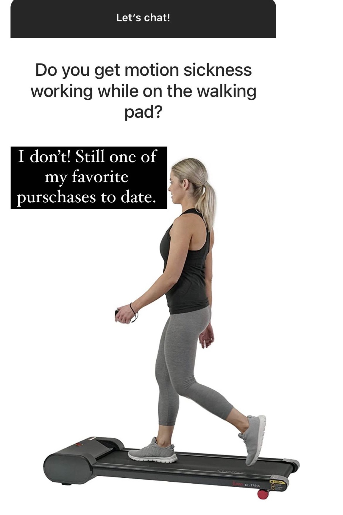 This walking treadmill is a purchase you won’t ever regret!

#LTKhome #LTKFind #LTKfit