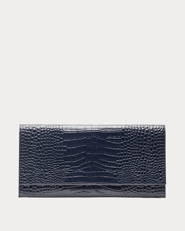 Supersize Croc Clutch - Chartreuse | Frances Valentine