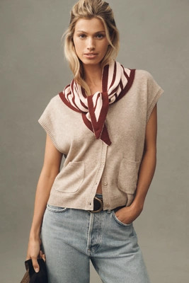 By Anthropologie Triangle Knit Scarf | Anthropologie (US)