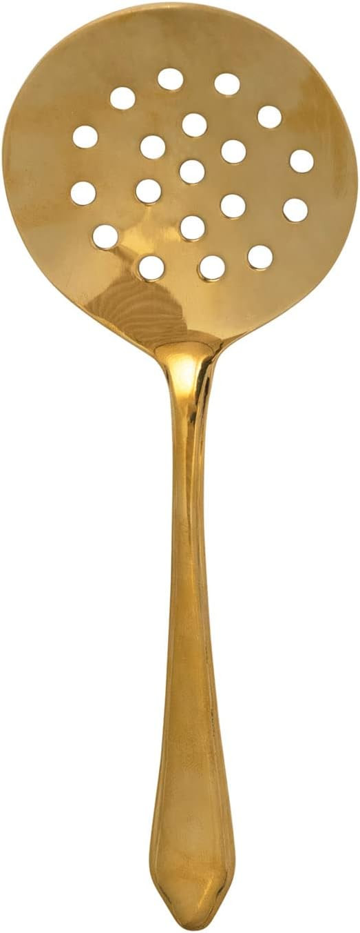 Bloomingville Brass Strainer, 8"L x 3"W x 0"H, Gold | Amazon (US)