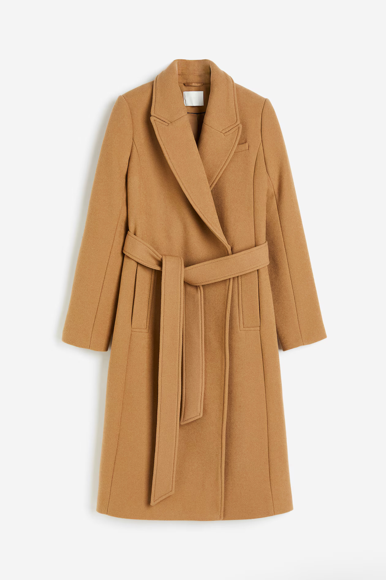 Wool-blend tie-belt coat | H&M (UK, MY, IN, SG, PH, TW, HK)