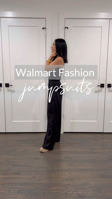 Chic jumpsuits (under $40!) from @walmartfashion! #walmartpartner Which is your favorite? The beautiful gold lace up heels I’m wearing are also from Walmart!!✨

Perfect for upcoming spring events…fit and quality are on point! All run true to size. #walmartfashion 

Dressy jumpsuits, casual jumpsuit, graduation outfit, Mother’s Day outfit, over 40 fashion, style over 40 



#LTKVideo #LTKover40 #LTKfindsunder50