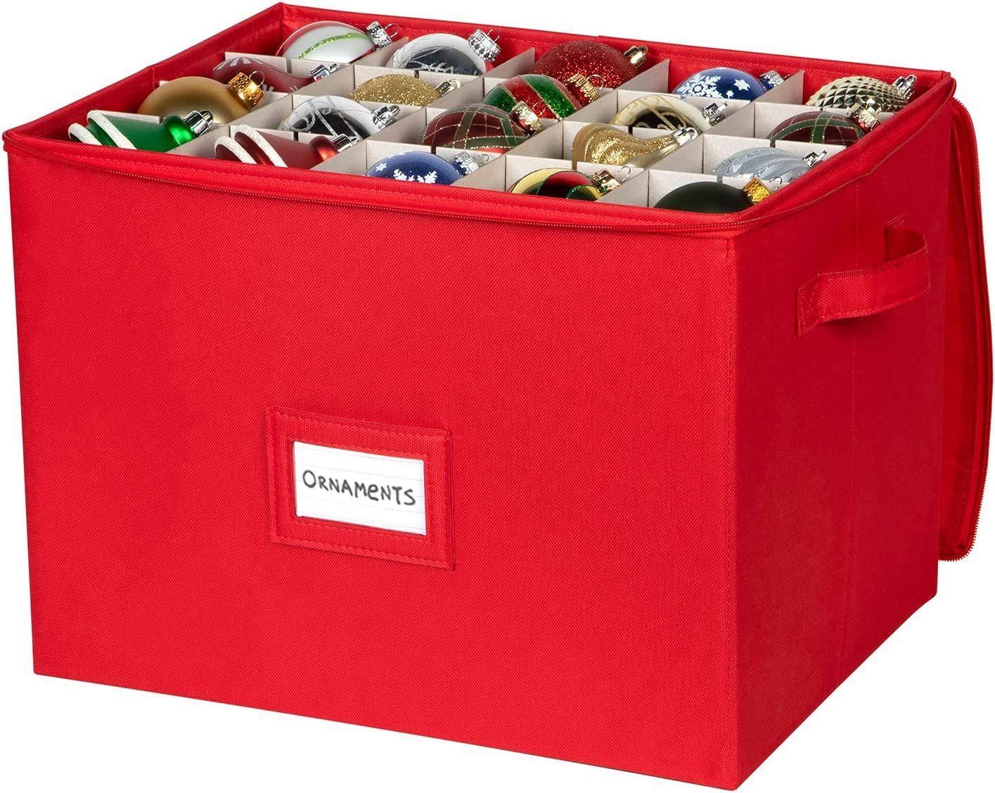 Christmas Ornament Storage Box - Christmas Decor Storage Containers that Store up to 80- 3” Hol... | Amazon (US)