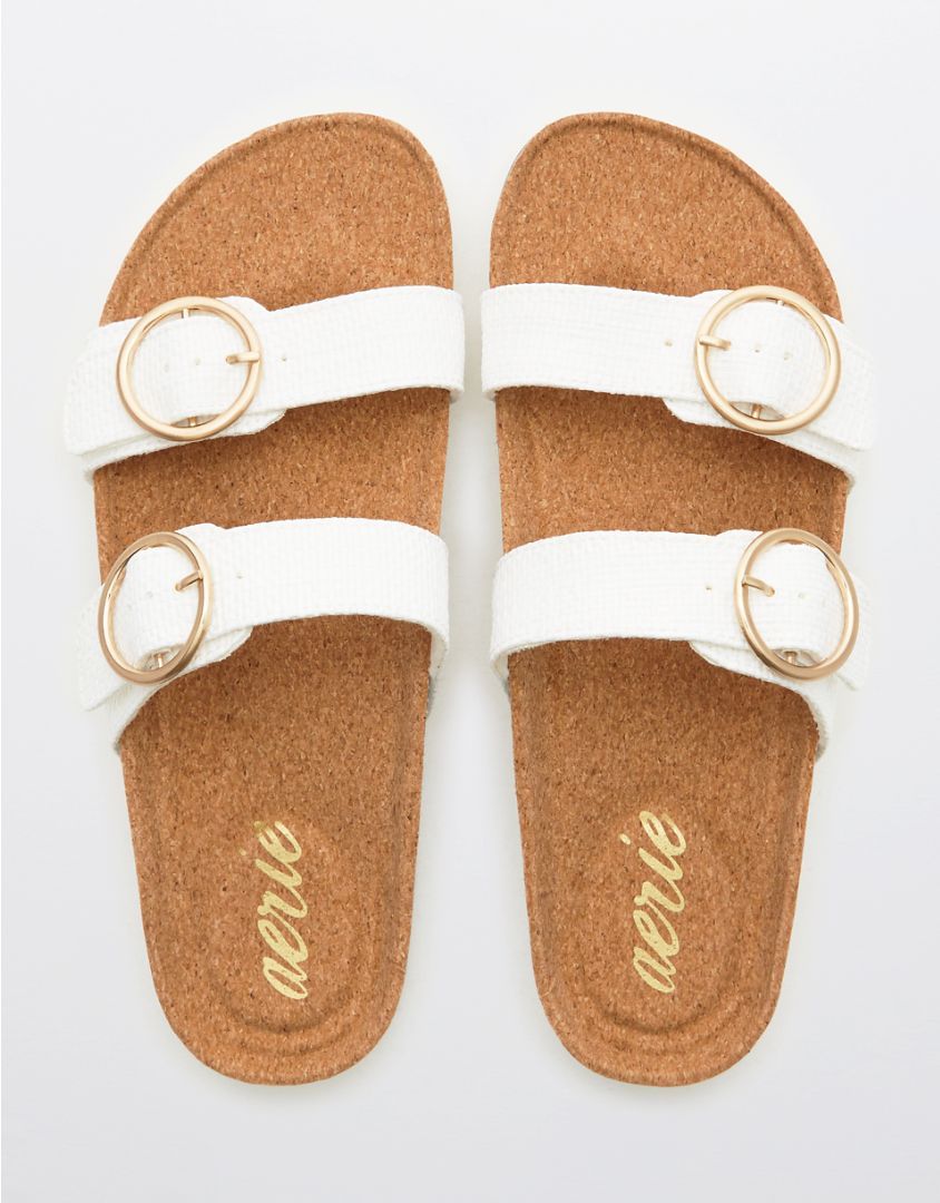 Aerie Straw Slides | American Eagle Outfitters (US & CA)