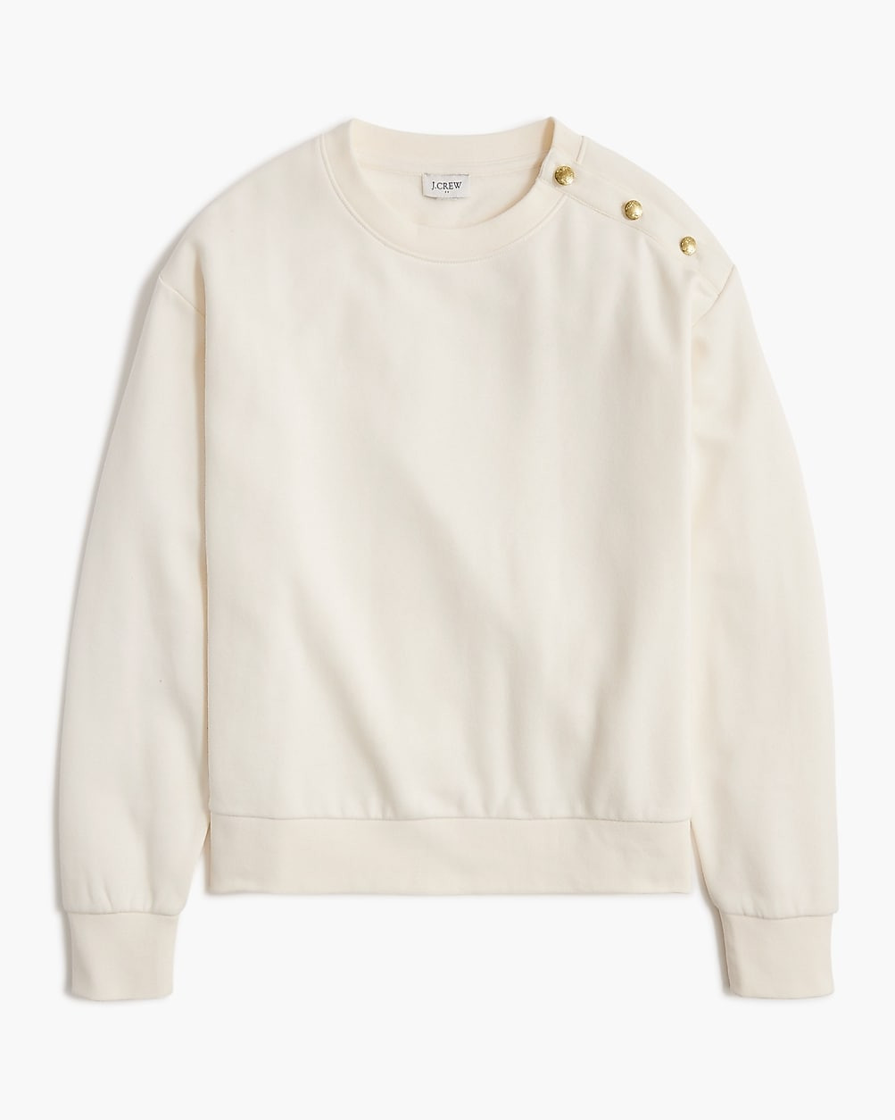 Button-shoulder pullover | J.Crew Factory