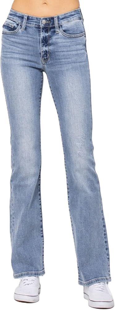 Judy Blue Women's Mid Rise Bootcut Jeans 82337 | Amazon (US)