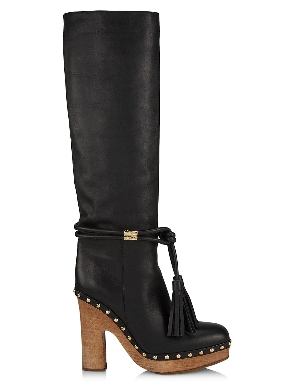 Elin Leather Tassel Boots | Saks Fifth Avenue