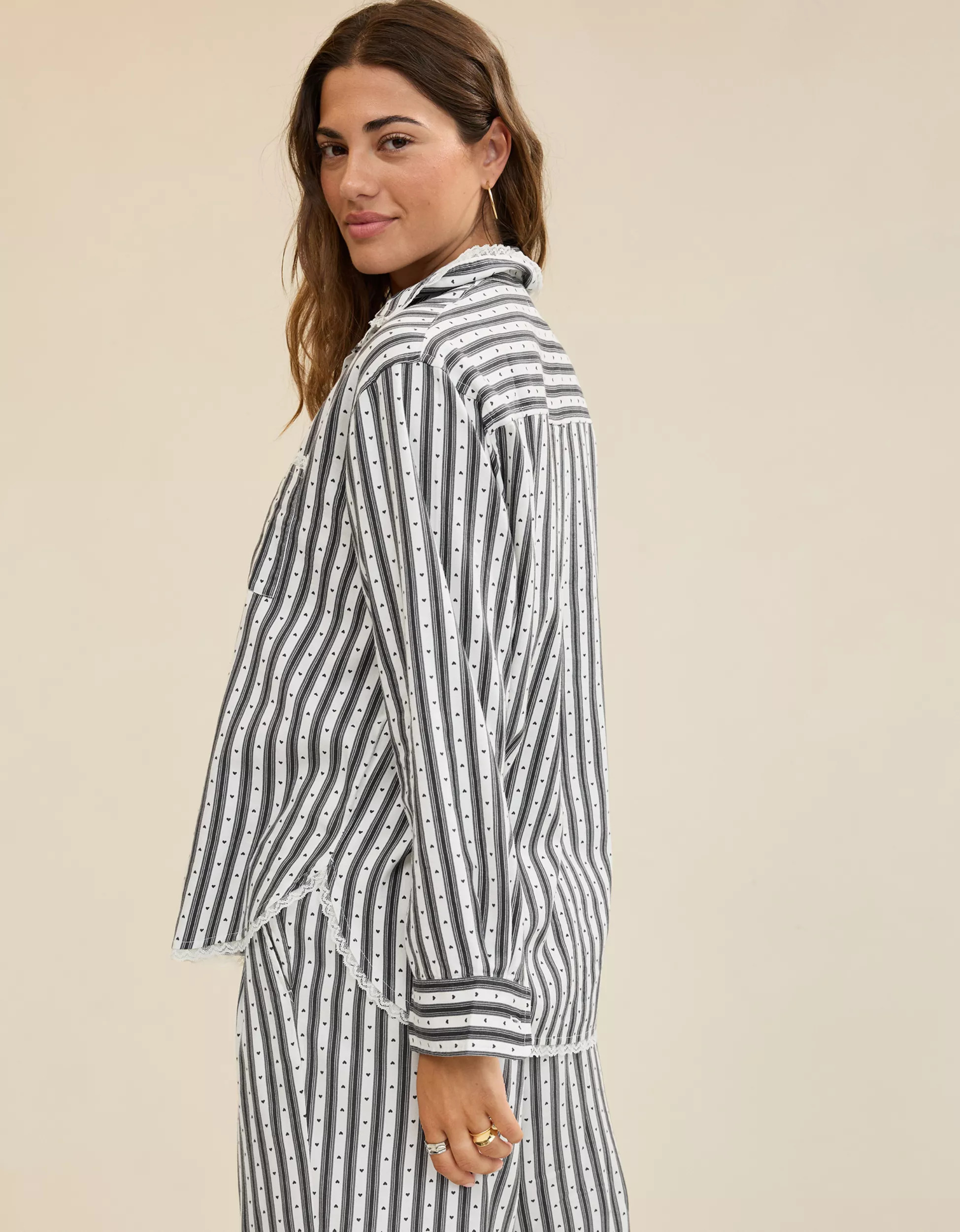 Aerie Flannel Pajama Shirt | Aerie