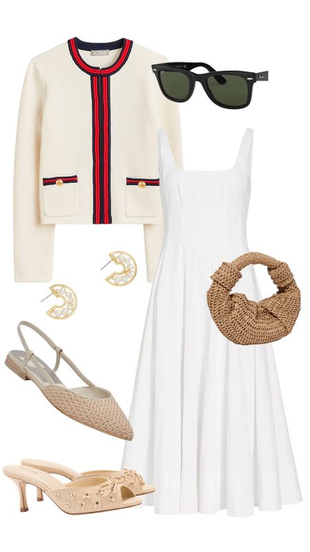 1 cardigan, styled 3 days! This would be a perfect Easter outfit! I love the two shoe options and the bag keeps you hands free. 