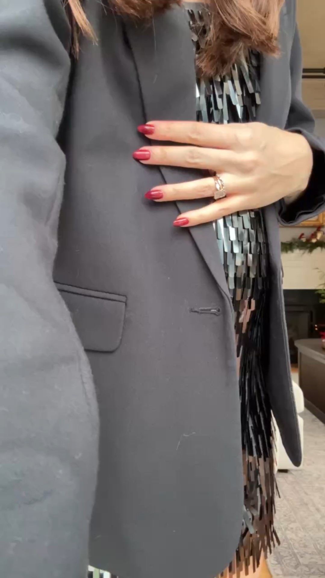 Love this elevated holiday party look from Target! Black sequin dress paired with black blazer. 

#LTKootd #LTKFindsUnder50 #LTKHoliday