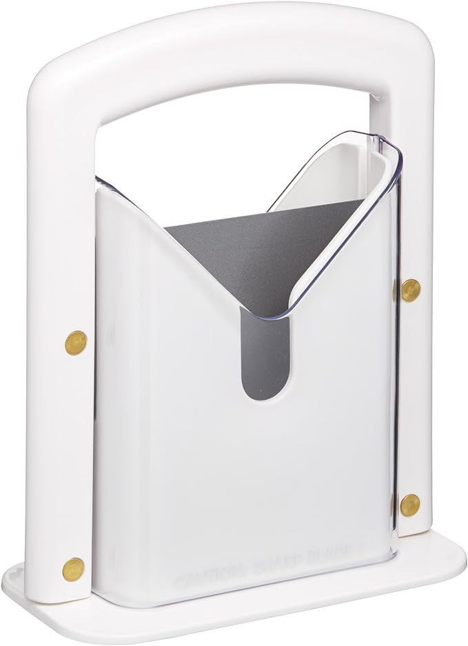 Hoan The Original Bagel Guillotine Universal Slicer, 9.25-Inch, White | Amazon (US)