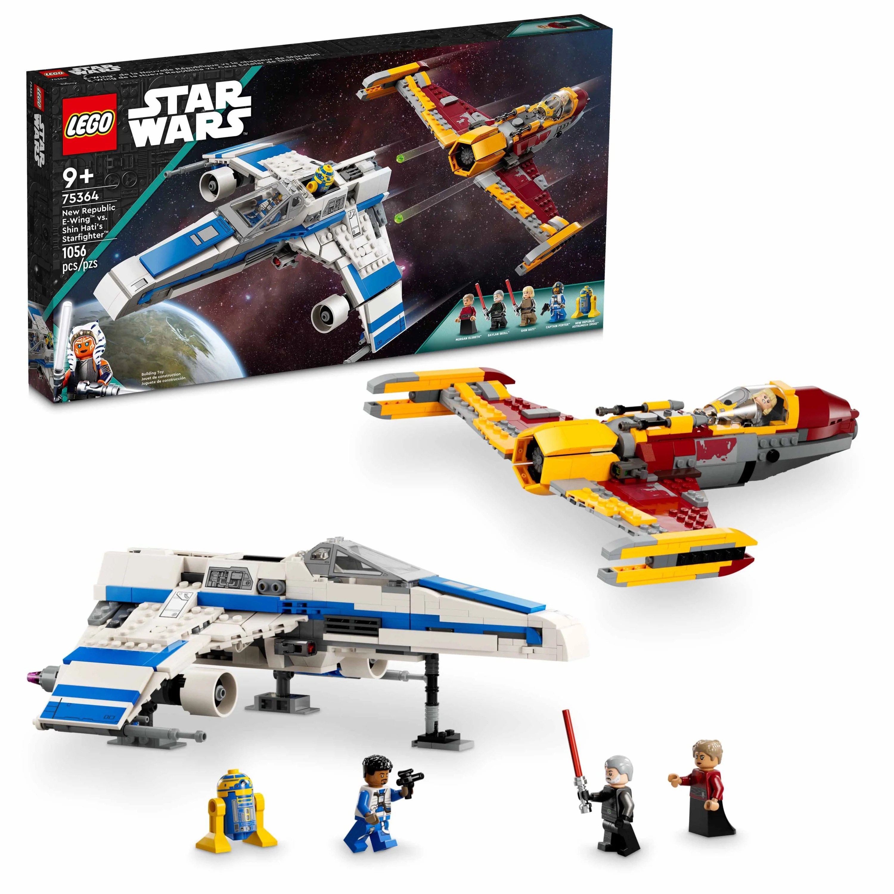 LEGO Star Wars: Ahsoka New Republic E-Wing vs. Shin Hati’s Starfighter 75364 Star Wars Playset ... | Walmart (US)