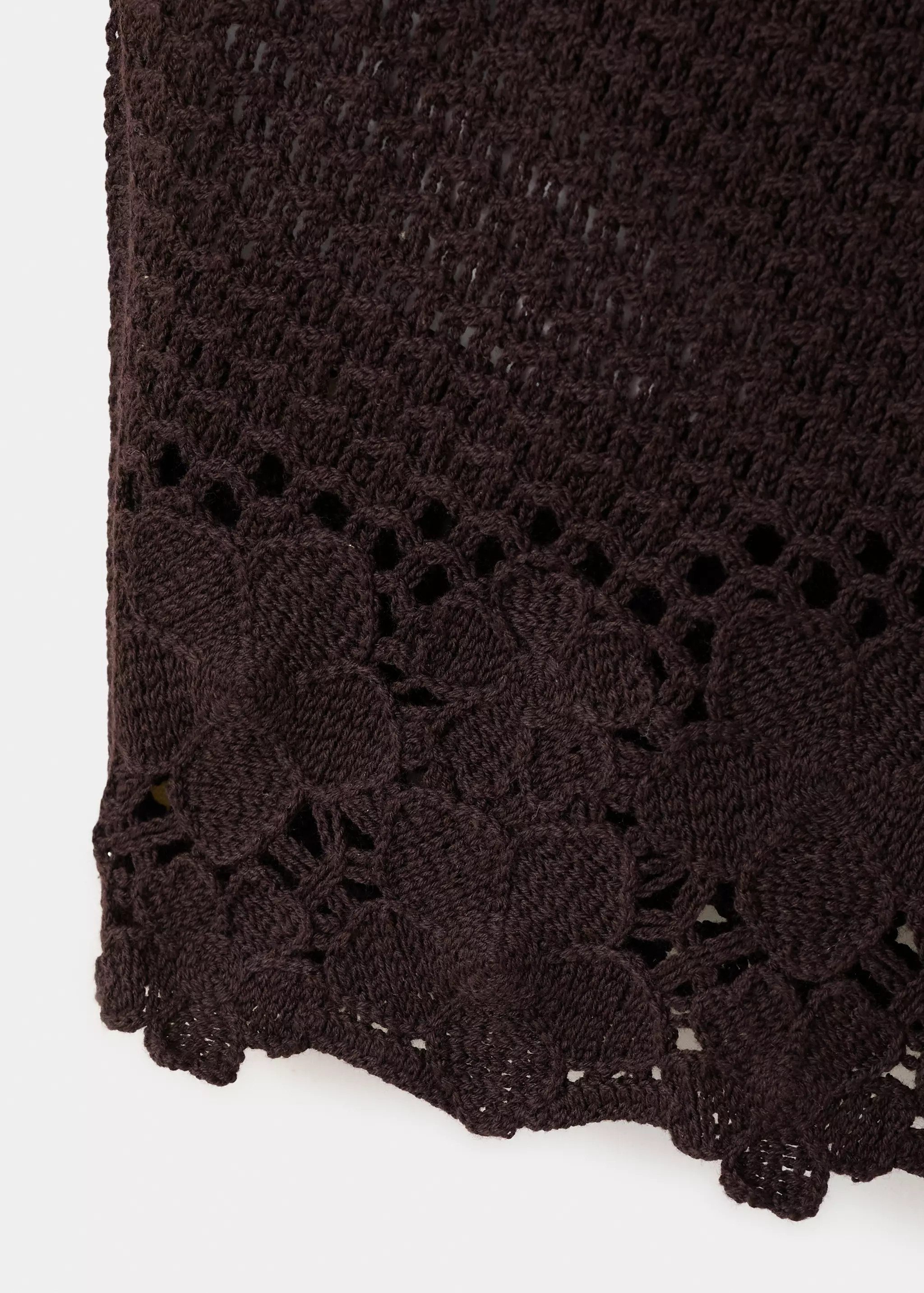 Crochet cotton gilet - Women | MANGO United Kingdom | MANGO (UK)