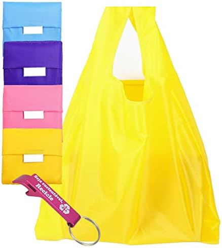 Bolsa Sacola Ecologica Ecobag Dobrável Nylon kit 3 peças + Chaveiro CBRN19939 | Amazon (BR)