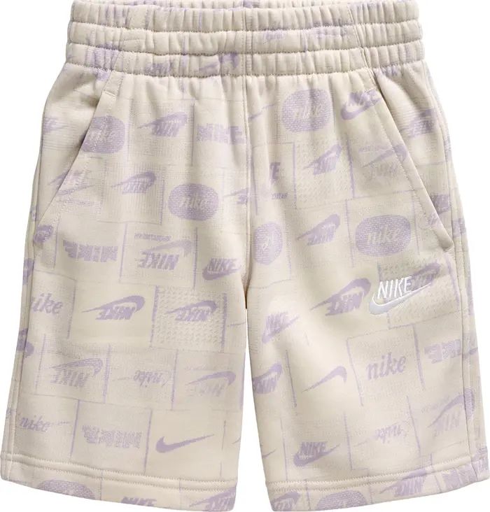 Nike Kids' Club French Terry Sweat Shorts | Nordstrom | Nordstrom