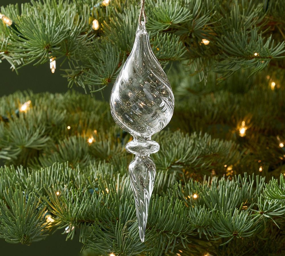 Teardrop Icicle Ornament | Pottery Barn (US)