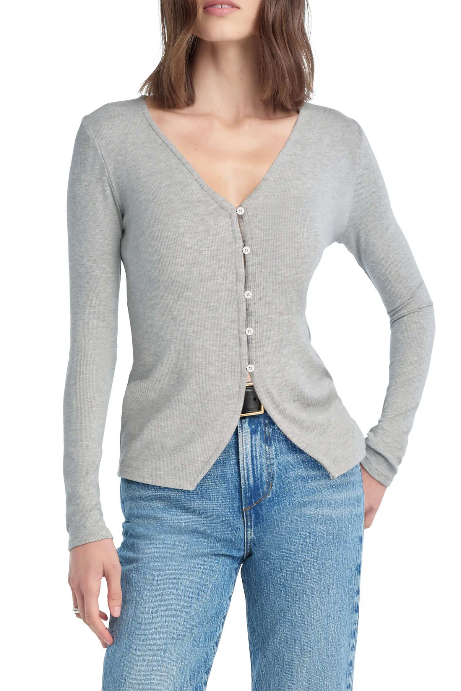 The Good Luck Long Sleeve Rib Top (Women) | Nordstrom | Nordstrom