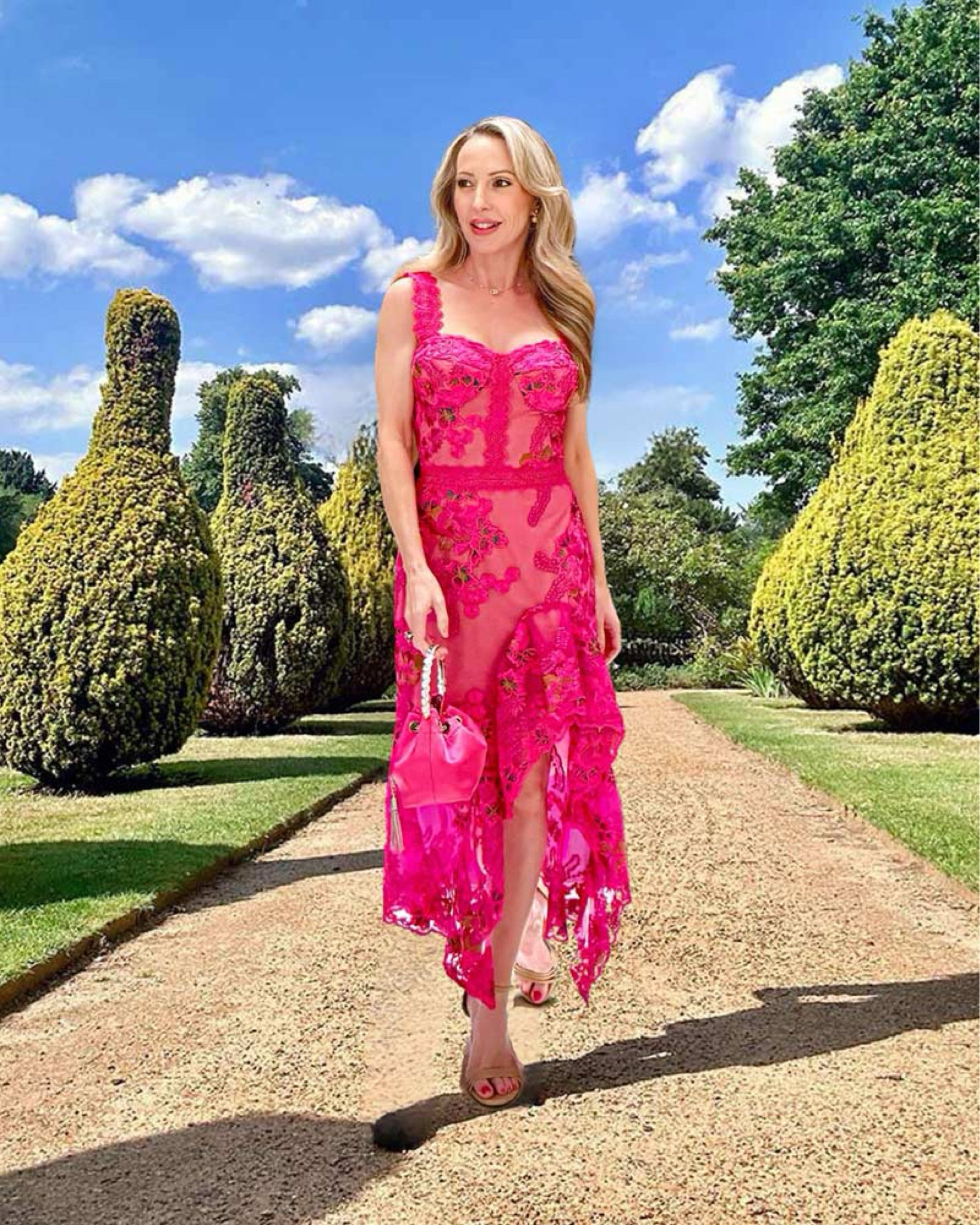 Labor Day sale - both the Sarah Flint nude sandals and Bronx and Banco pink floral dress are both on sale! Sarah Flint has a massive 40% OFF sale on right now. Use code extra40 at checkout and code SF-EVE-15 for a discount on non sale items. I find these nude leather heels and dress run true to size. This is a bright fun option for a Fall wedding guest dress for warmer days or a winter sunny vacation. 

#LTKParties #LTKSaleAlert #LTKFallSale