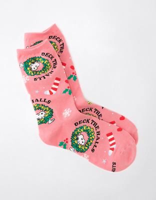 AE Peanuts Crew Sock | American Eagle Outfitters (US & CA)