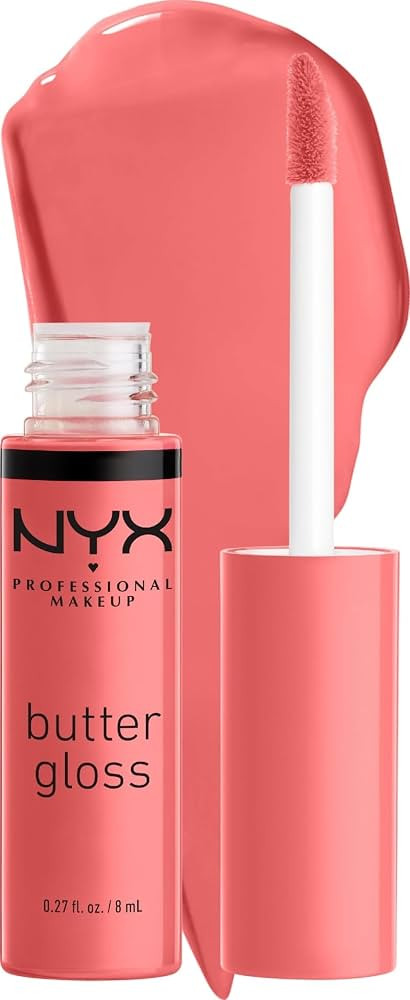 NYX PROFESSIONAL MAKEUP Butter Gloss, Non-Sticky Lip Gloss - Creme Brulee (Natural) | Amazon (US)