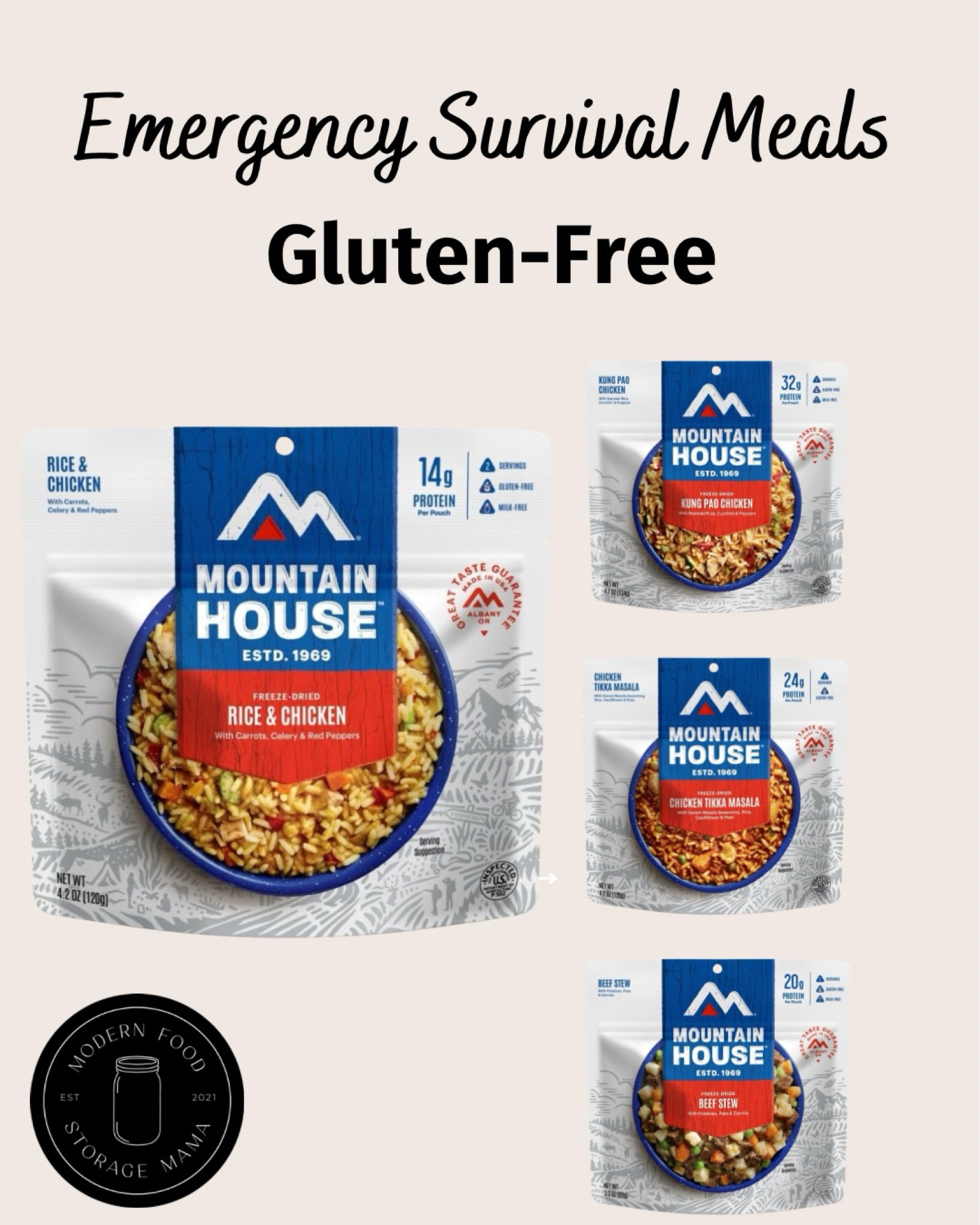 Are you looking for high-protein gluten-free emergency food storage? I have rounded up several great options! 

These meals are perfect for your 72-hour emergency kits or your long-term food storage! They only require water to make and they are nutrient-dense! Finding high-protein food storage meals can be tricky and finding gluten-free ones can be even trickier! 



#glutenfree #emergencypreparedness #foodstorage #pantry #survivalfood

#LTKTravel #LTKFamily #LTKItBag