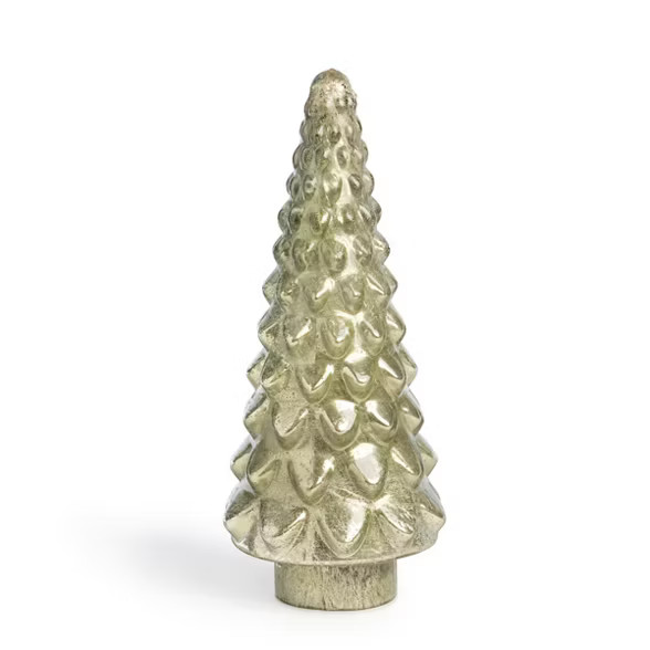 Park Hill Collection Mercury Glass Tabletop Fir Tree Large | Target