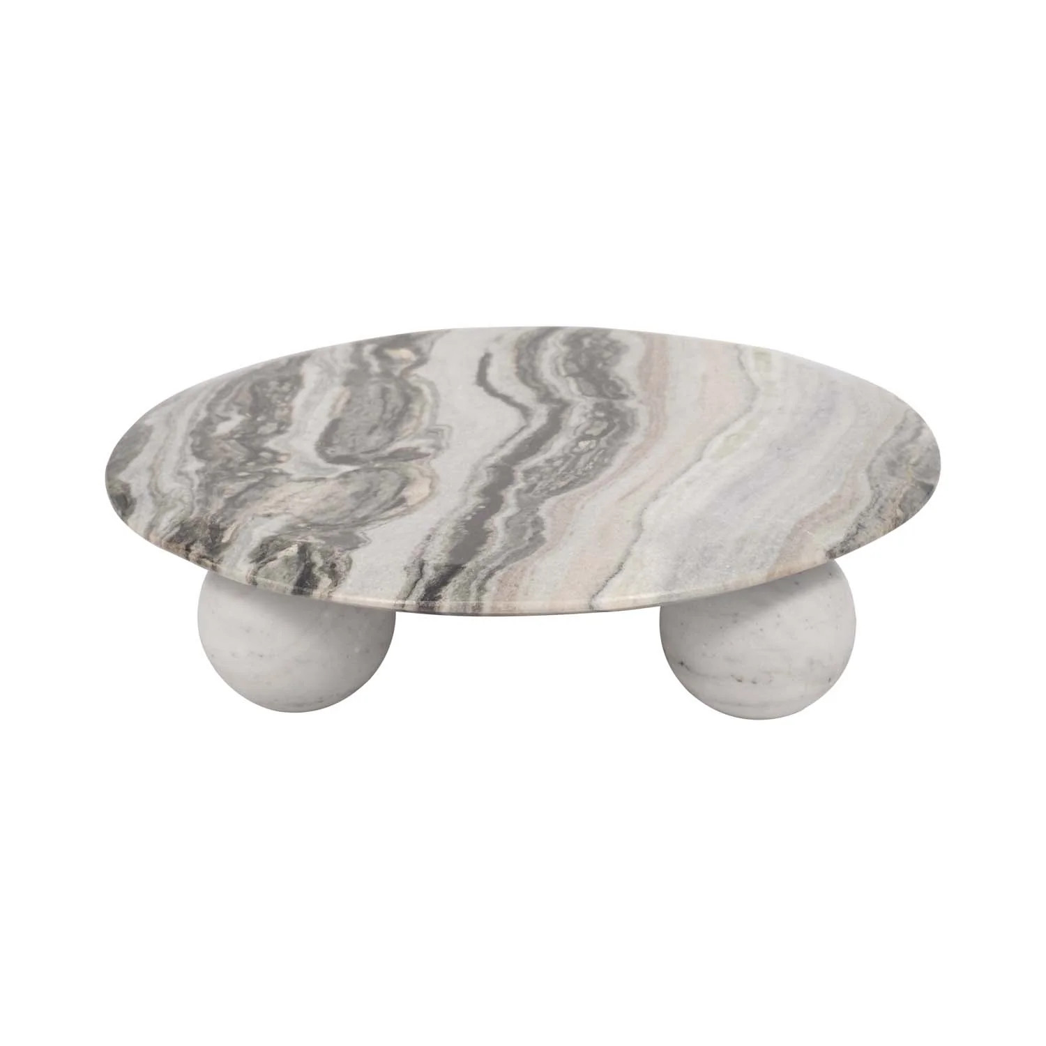 Blu from Sabavi Home Marble 2-Tone Riser | Sabavi Home