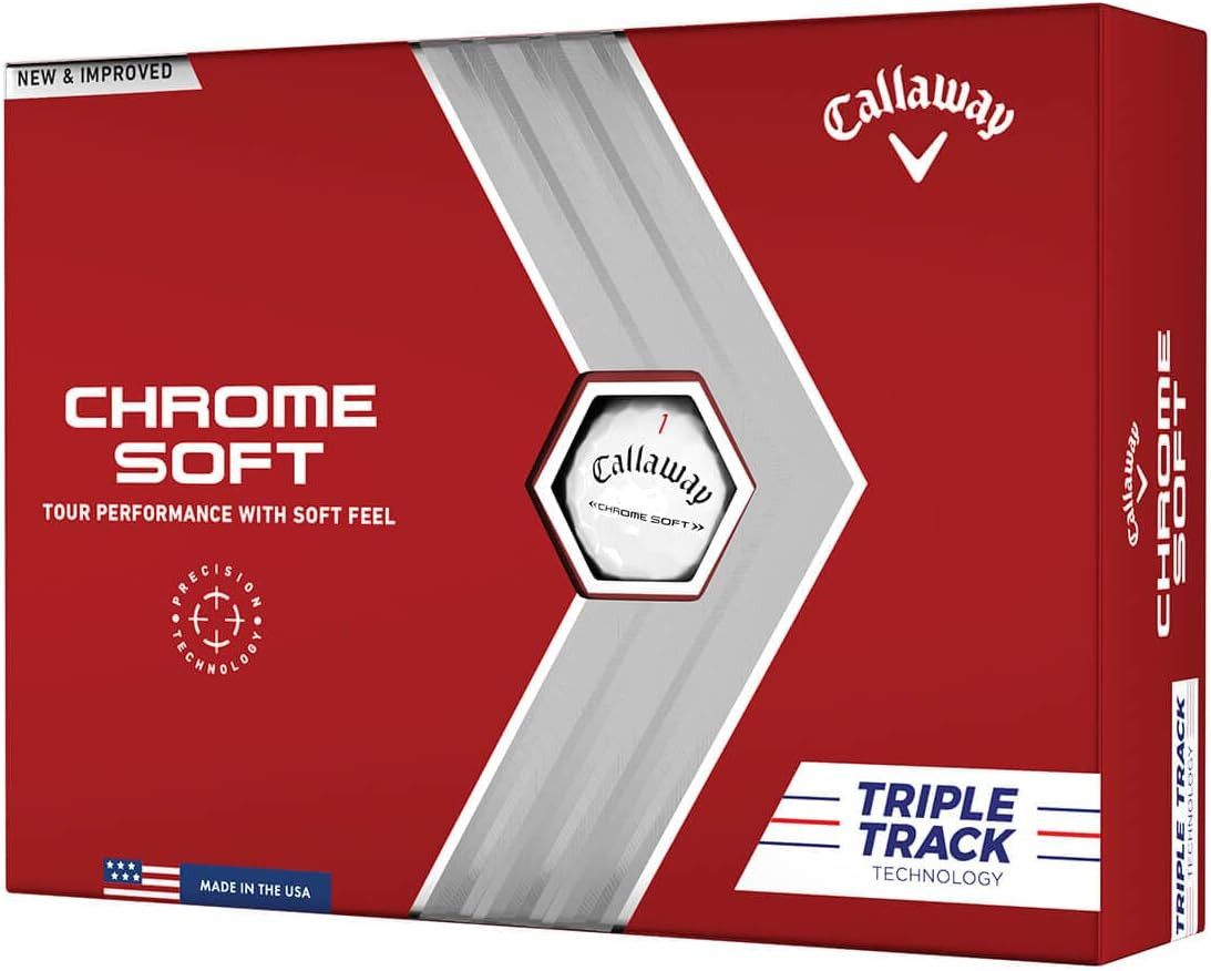 Callaway Golf 2022 Chrome Soft Golf Balls (True Track (Red/Blue) | Amazon (US)