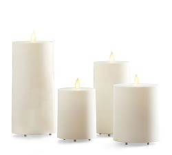 Premium Flickering Flameless Outdoor Pillar Candle | Pottery Barn (US)