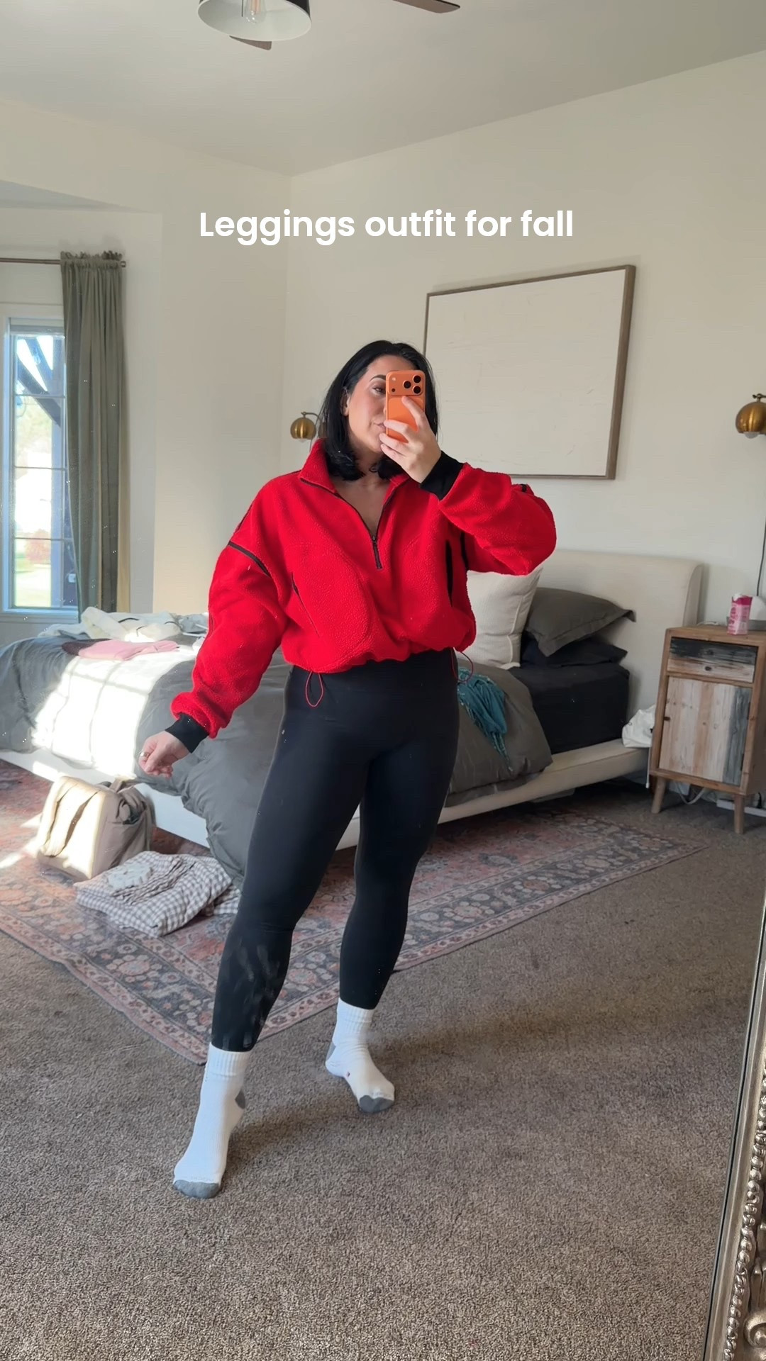 Cozy leggings outfit for fall! Size large :) mom style. 

#LTKmomlife #LTKCyberWeek #LTKfitnessgoals