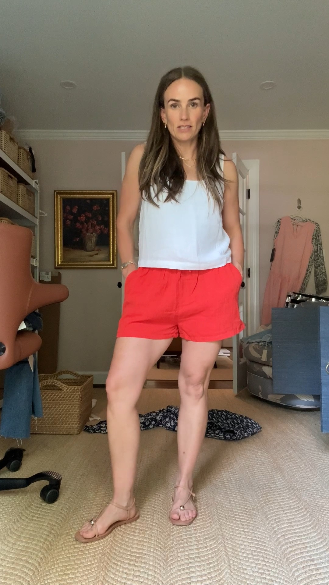 These are @zsupplyclothing and they are super comfortable. They feel like pajamas and they are lined. I love the color and linen is a must for summer (especially in the south!).

#LTKSeasonal #LTKPetite #LTKootd