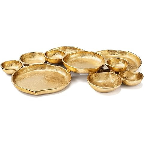 12 Cluster Serving Tray (Luxe Gold) | Amazon (US)