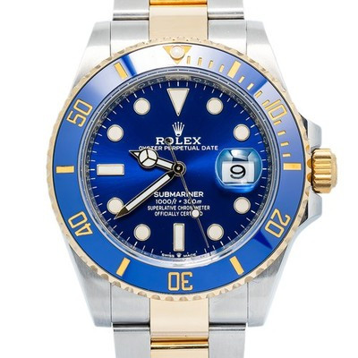 Rolex Submariner 126613LB MINT Bluesy 18K YG Two Tone Oyster Men's Watch 41mm | eBay US