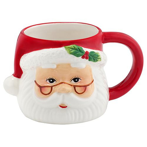 Mr. Christmas 16 oz Santa Mug | HSN
