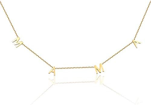 Mama Necklace for Women, 14K Gold Plated Dainty Mom Necklace Non Tarnish Jewelry for Mama, Mother... | Amazon (US)