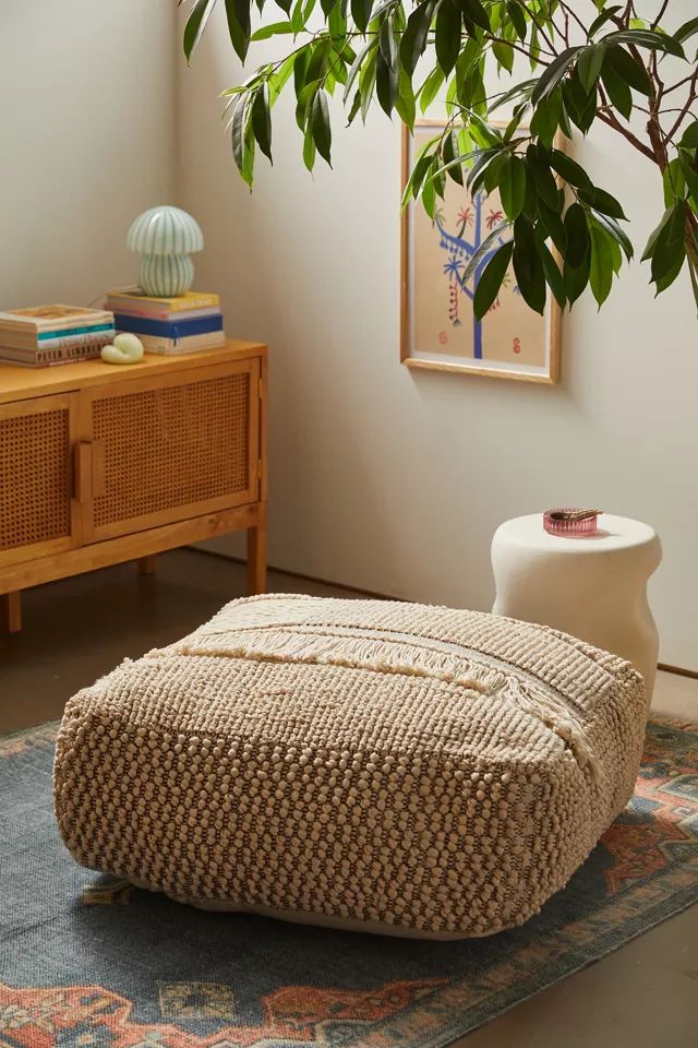 Rohini Woven Floor Pillow | Urban Outfitters (US and RoW)
