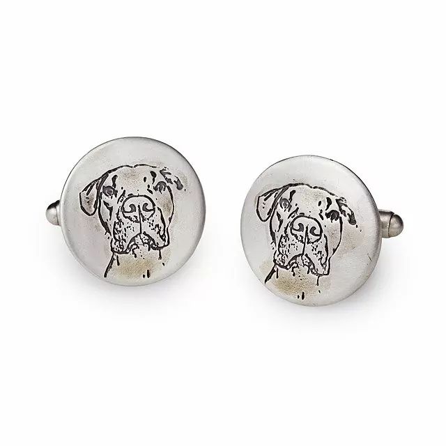 Custom Pet Portrait Cufflinks | UncommonGoods