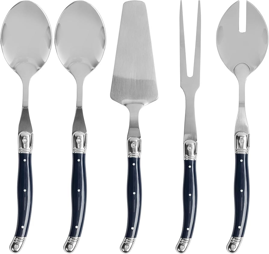 French Home 5-Piece Laguiole Hostess Set - Navy Blue | Amazon (US)