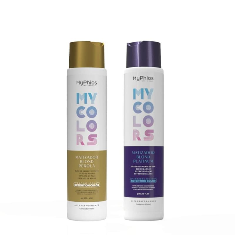Kit Matizadores Pérola e Platinum MyColors MyPhios | Beleza Na Web (BR)